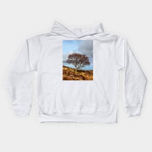 Hillside tree Kids Hoodie